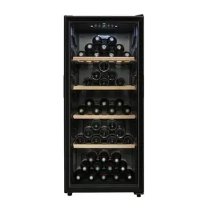 Компрессорный винный шкаф La Sommelière CTVNE120 — 120 бутылок, чёрный, 39 дБ, 171 кВт·ч/год