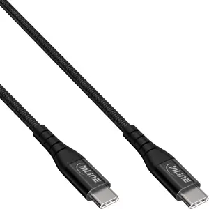 InLine USB 2.0 кабель USB-C male/male 100W быстрая зарядка 1м