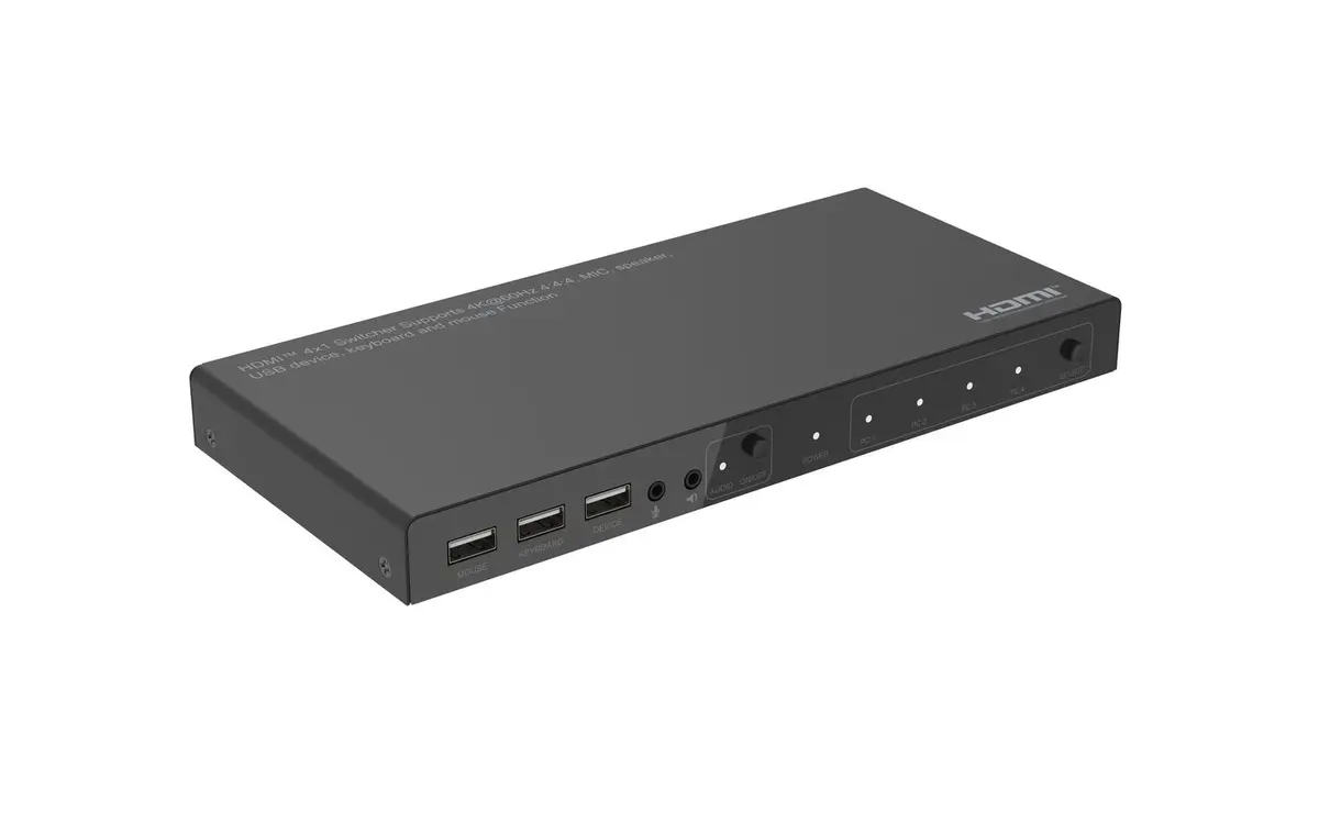 MicroConnect MC-HDMIKVM0401-4K HDMI KVM slēdzis 4K