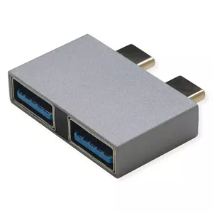 Cable Gender Changer ROLINE 12.03.2947 2x USB Type C 2x USB Type A Silver