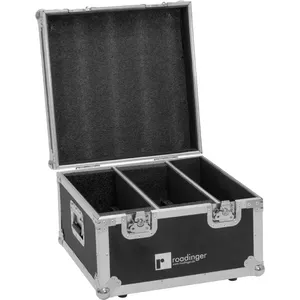 Flightcase Roadinger for 2x LED CLS-18 QCL RGB/WW lights - protective transport case