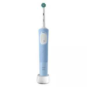 Elektriskā rotējoši-oscilējoša zobu birste Procter & Gamble Oral-B Vitality Pro — bateriju barošana, 1 rokturis, 1 uzgalis, Daily care & Sensitive, balti/pelēka