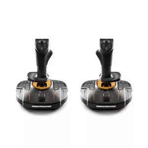 Thrustmaster T.16000M FCS SPACE SIM DUO Melns, Oranžs USB Džoistiks Analogā / digitālā PC (dators)