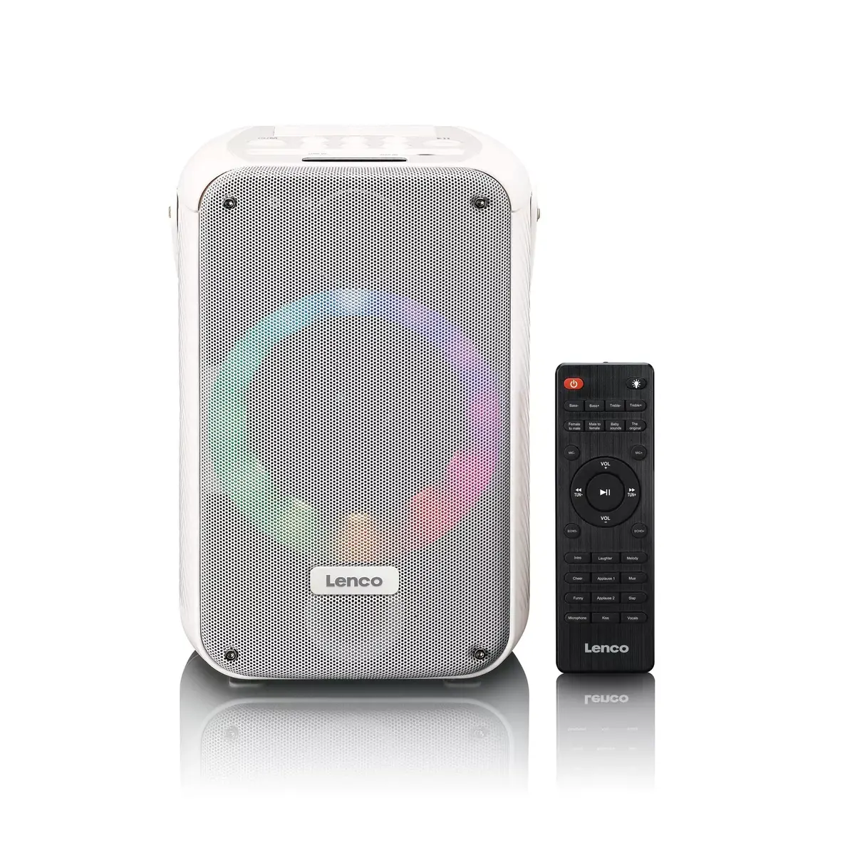 Lenco BTC-060WH portable karaoke loudspeaker Photo 2