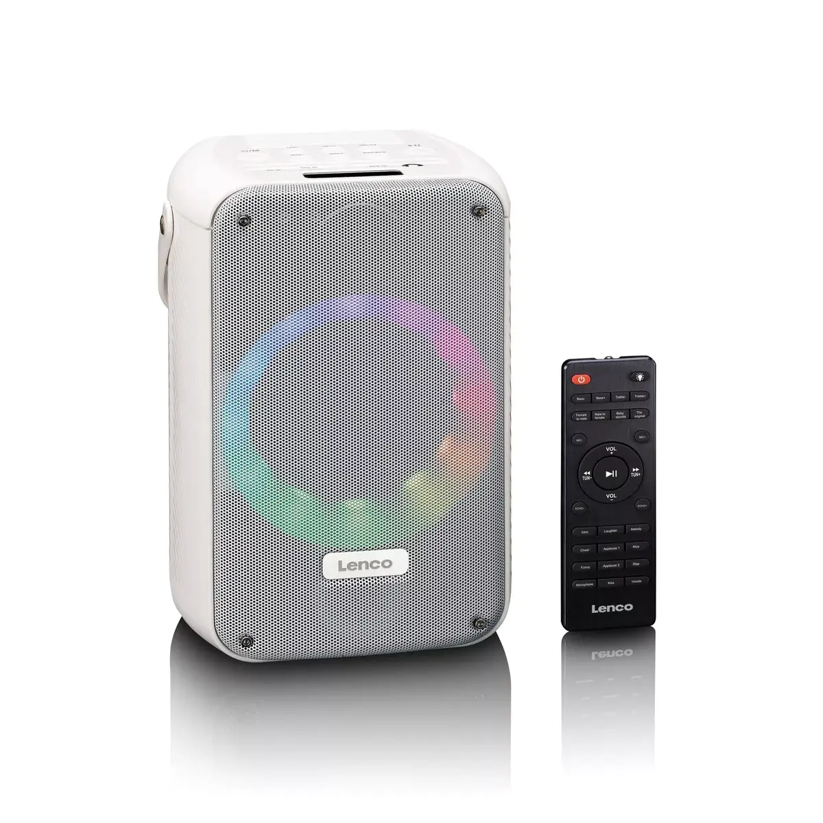 Lenco BTC-060WH portable karaoke loudspeaker Photo 3