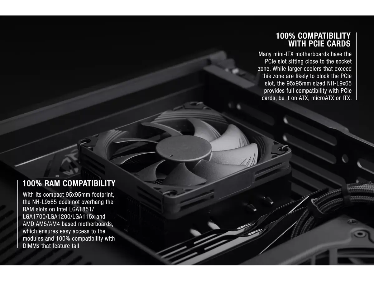Система охлаждения Noctua NH-L9X65 CHROMAX.BLACK Photo 6