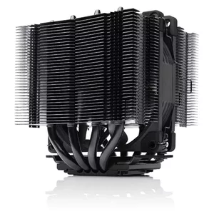 CPU cooler Noctua NH-D9L CHROMAX.BLACK — 92 mm fan, 400–2000 RPM, 22.6 dB, dimensions 95×95×110 mm, weight 531 g
