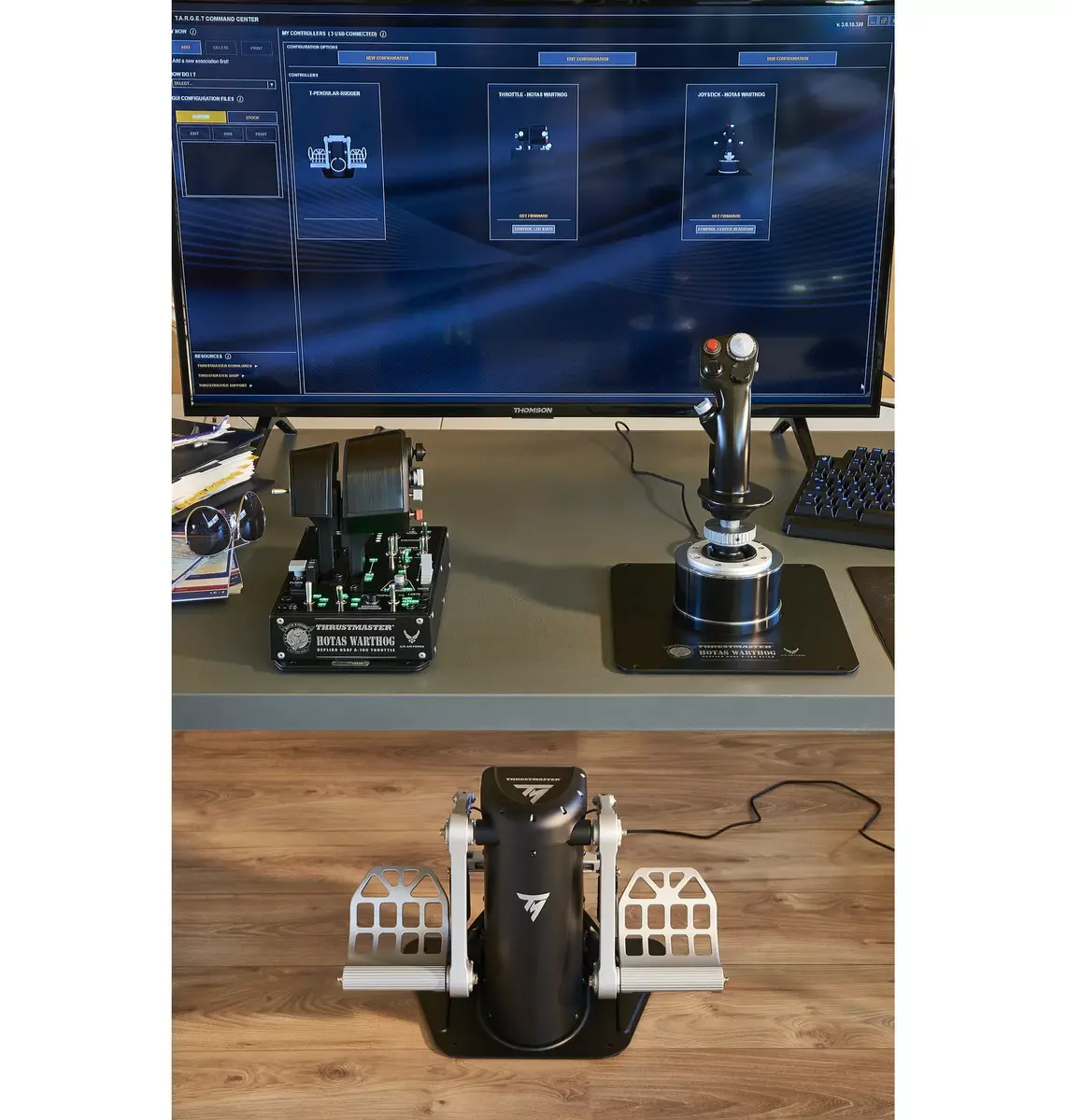 Flight Sim Thrustmaster TPR Rudder Photo 8