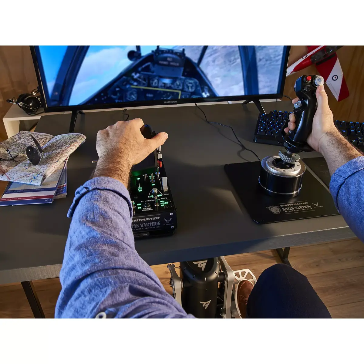 Flight Sim Thrustmaster TPR Rudder Photo 9