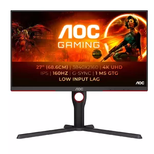 AOC G3 U27G3X/BK монитор для ПК 68,6 cm (27") 3840 x 2160 пикселей 4K Ultra HD LED Черный, Красный