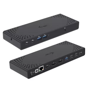 i-tec USB-C Тройная Док-станция Gen 2 Power Delivery 100W Проводная 3.2