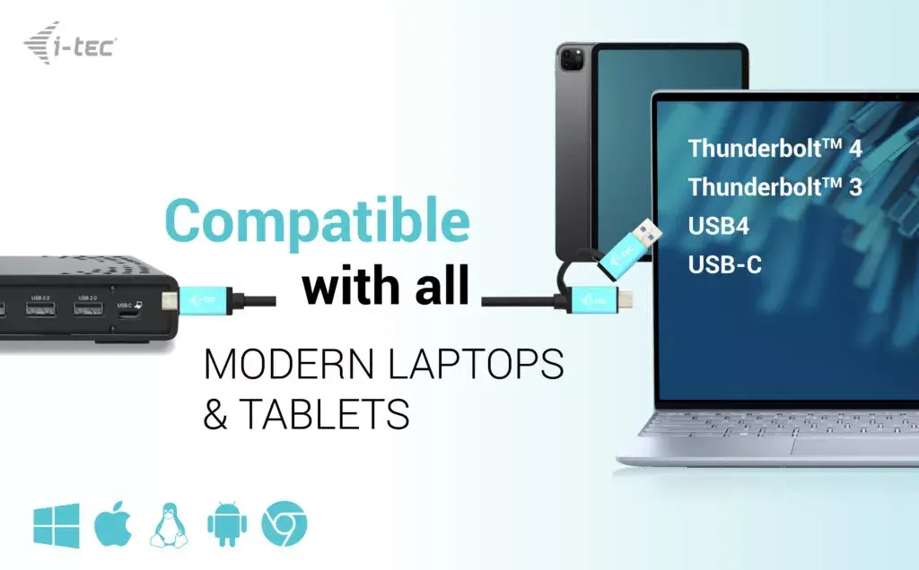i-tec USB-C Тройная Док-станция Gen 2 Photo 6