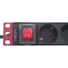 Jaudas slēdzis Techly 9 vietas 19" Rack Schuko Plug Switch 1U Photo 3