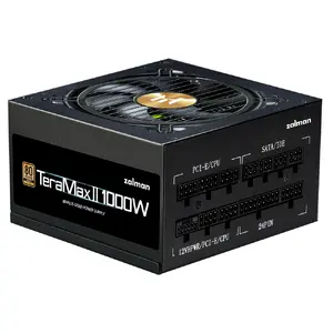 Zalman TeramaxII ZM1000-TMX2 Barošanas bloks 1000 W ATX 80 PLUS Gold Melns