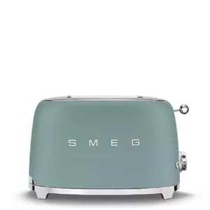 Smeg TSF01EGMEU тостер 6 2 ломтик(а) 950 W Хромовый, Зеленый