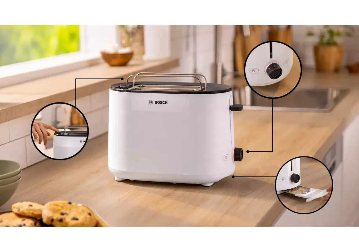 Bosch TAT2M121 grauzdētājs 2 šķēles 950 W Photo 3