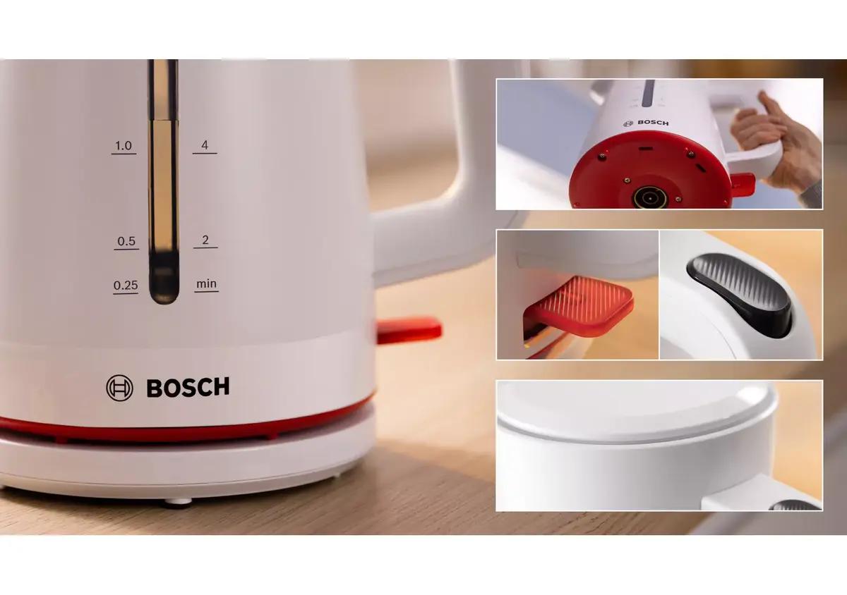 Elektriskais tējkanna Bosch TWK3M121 — 1,7 L, 2400 W Photo 5