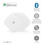 Nedis Bluetooth Smart Tag BTTAG10WT3 pērlīte
