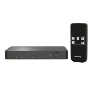 Marmitek Connect 740 HDMI slēdzis 8K 60Hz 4K 120Hz HDMI 2.1 4 ieejas 1 izeja melns 48 Gbit/s