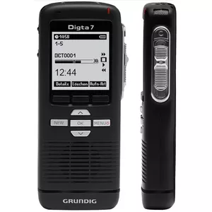 Voice Recorder Grundig Digta 7 Internal memory & flash card Black