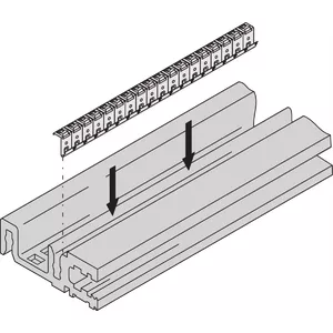 Rack accessory SCHROFF horizontal rail H VT 84HP EMC (MPN 24576084)