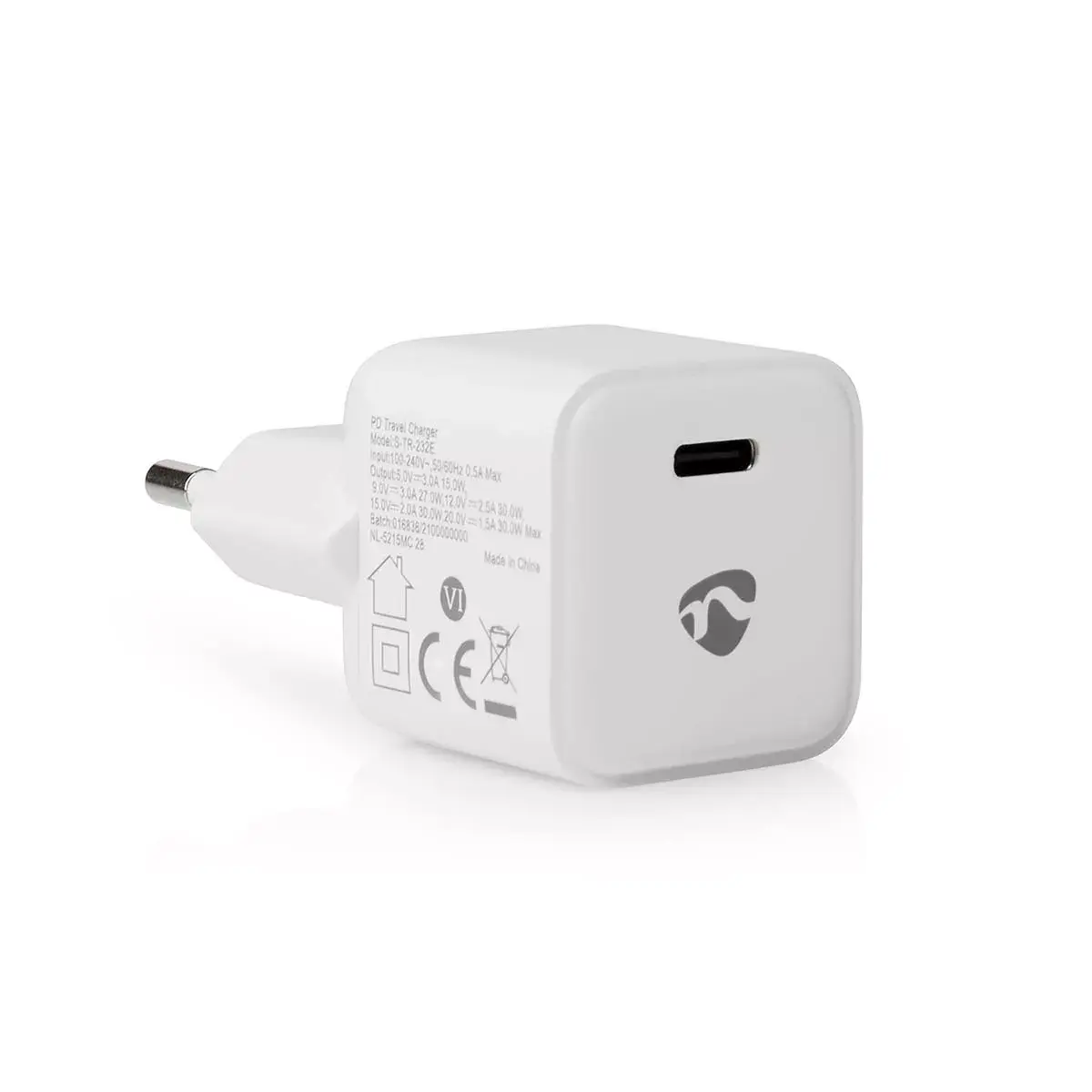 Nedis WCMPD30W100WT mobile charger 5V USB-C Photo 4