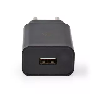 Charger Nedis WCHAC242ABK — Indoor AC universal mobile device charger, 1× USB 2.0, Black