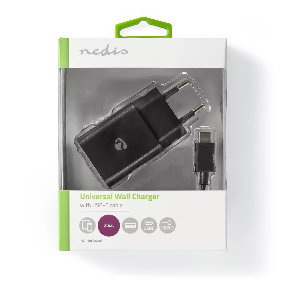 Nedis WCHAC242ABK indoor AC universal charger Photo 3