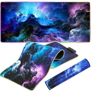 Коврик для мышки Goodbuy Cosmic Waves gaming mousepad RGB 800 x 300 7 modes