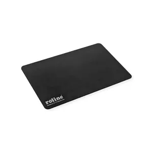 Gaming mouse pad ROLINE 18.01.2049 — 280×160 mm, rubber/textile, non-slip base, black