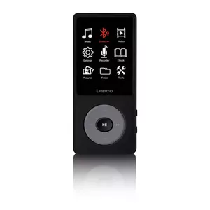 MP3 плеер Lenco Xemio-860 8 ГБ Черный Серый Запись голоса 18ч