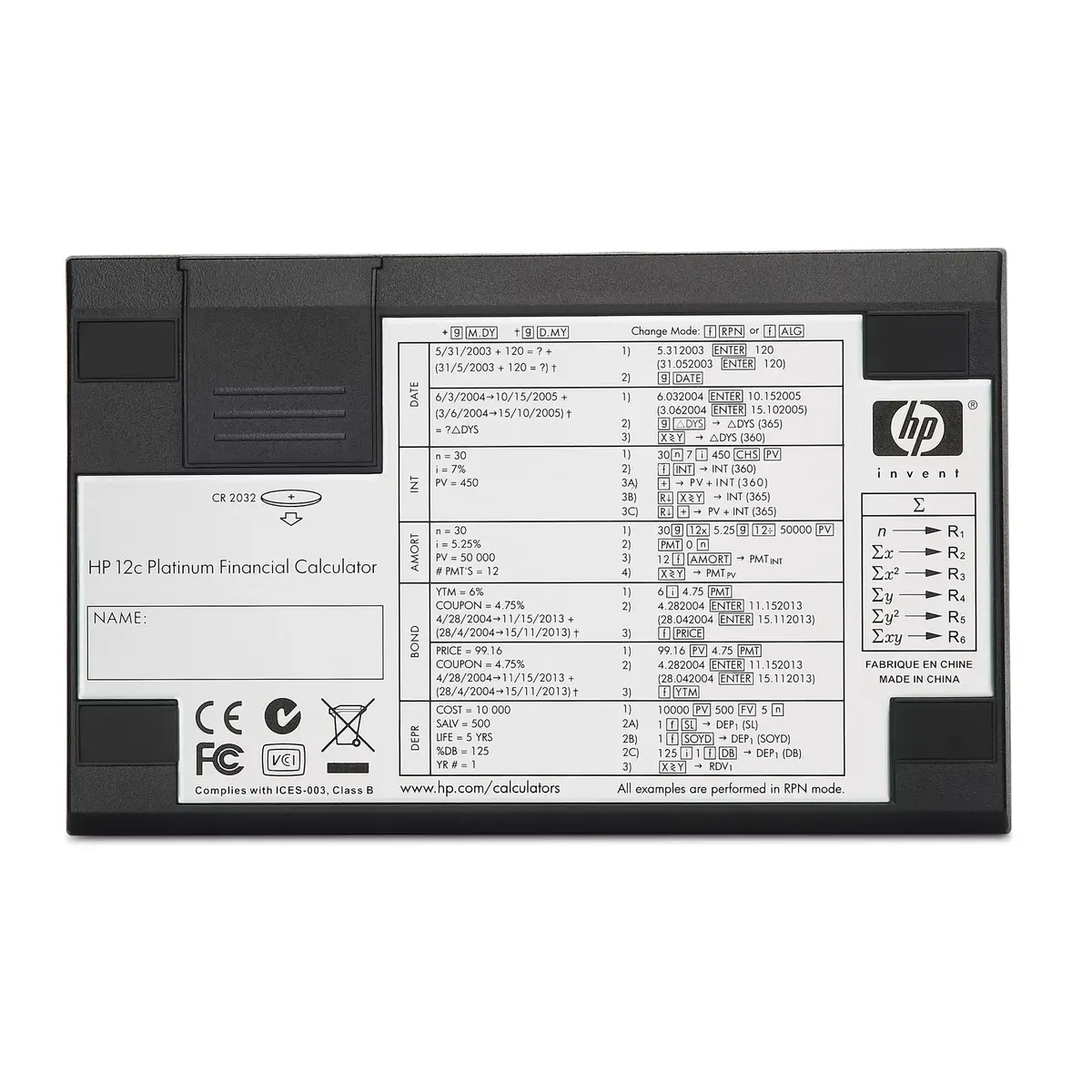 Financial Calculator HP 12c Photo 3
