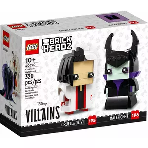 Collectible figures LEGO Cruella and Diabolina BrickHeadz 40620 set, 2 figures