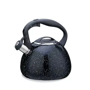Electric kettle Maestro MR-1310, stainless steel housing, 2.5 L, black, compatible with induction hobs