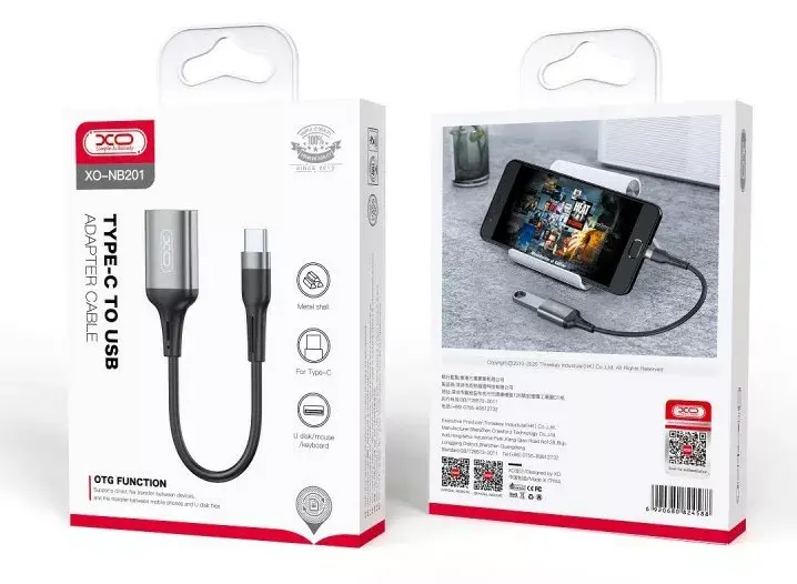 USB-C OTG adapter XO NB201 Photo 2
