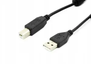 Accura USB 2.0 cable — USB-A to USB-B, ferrite, 1.8 m, black