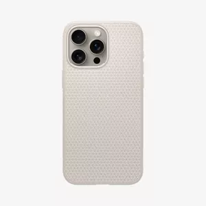 Чехол Spigen Liquid Air для iPhone 15 Pro, TPU-крышка, титан, подходит для 6.1"