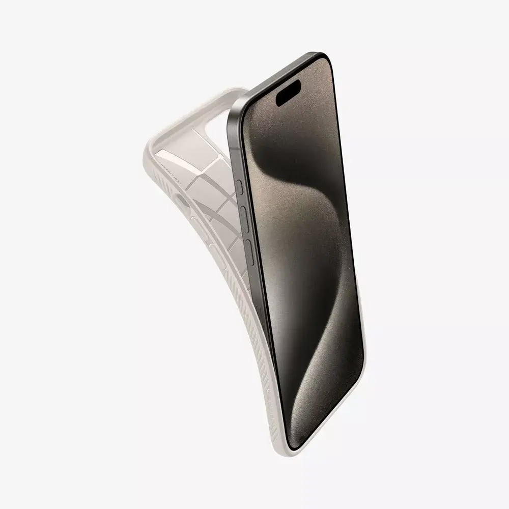Spigen Liquid Air iPhone 15 Pro vāciņš (Titanium) Photo 6