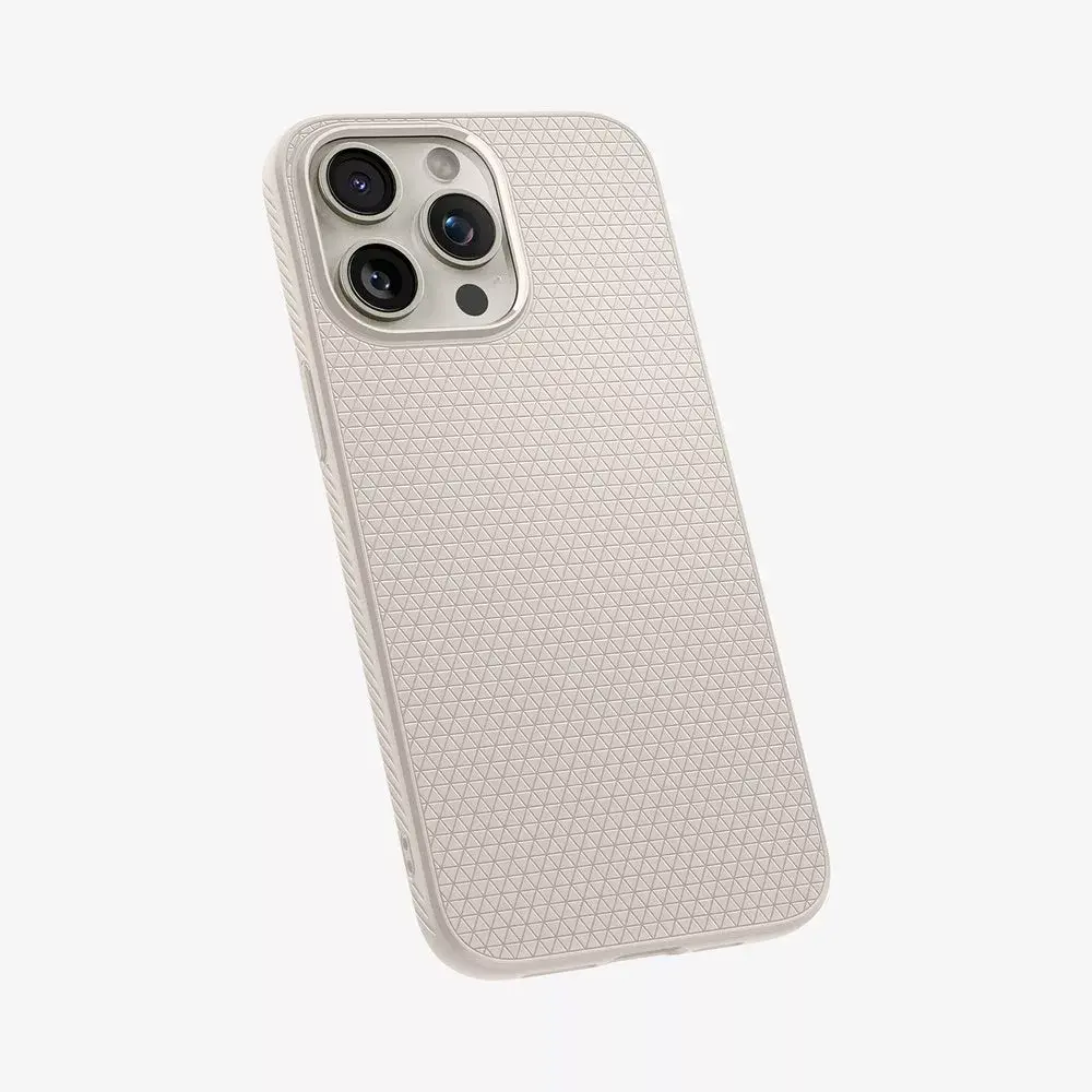 Spigen Liquid Air iPhone 15 Pro vāciņš (Titanium) Photo 10