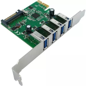PCI-Express adapter VALUE 15.99.2117 — 4x USB 3.2 Gen1 (5 Gbit/s)