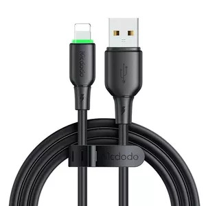 Кабель USB to Lightning Cable Mcdodo CA-4741 со светодиодной подсветкой 1,2 м (черный)