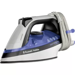 Russell Hobbs Wrap & Clip Steam iron Ceramic soleplate 2400 W Black, Blue, White