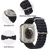 iWear S1 Grooved Soft Silicone 20mm Apple Watch Strap Photo 6