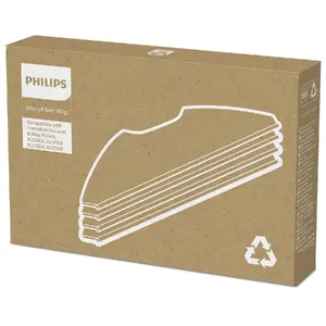 Philips XV1430/00 Mop pads for HomeRun 3000 robot vacuums, grey, 4 pieces