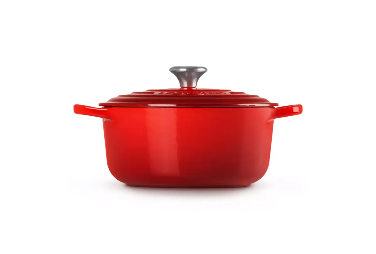 Le Creuset Signature Apaļā Katlā 3.3L Sarkana Photo 3