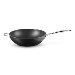 Le Creuset Toughened Non-Stick Wok Stir-Fry Pan 30cm Black