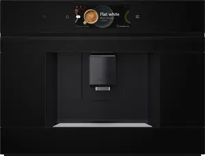 Встраиваемая кофемашина Bosch Serie 8 CTL7181B0 полностью автоматическая, 19 бар, 2.4 л воды, 0.7 л молока, жерновой