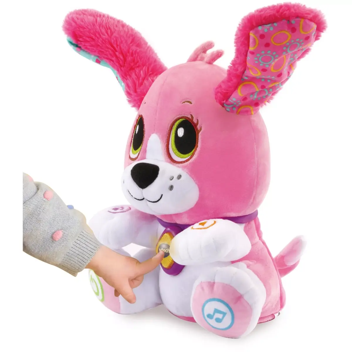 VTech Talk to Me Puppy розовая интерактивная мягкая игрушка Photo 4
