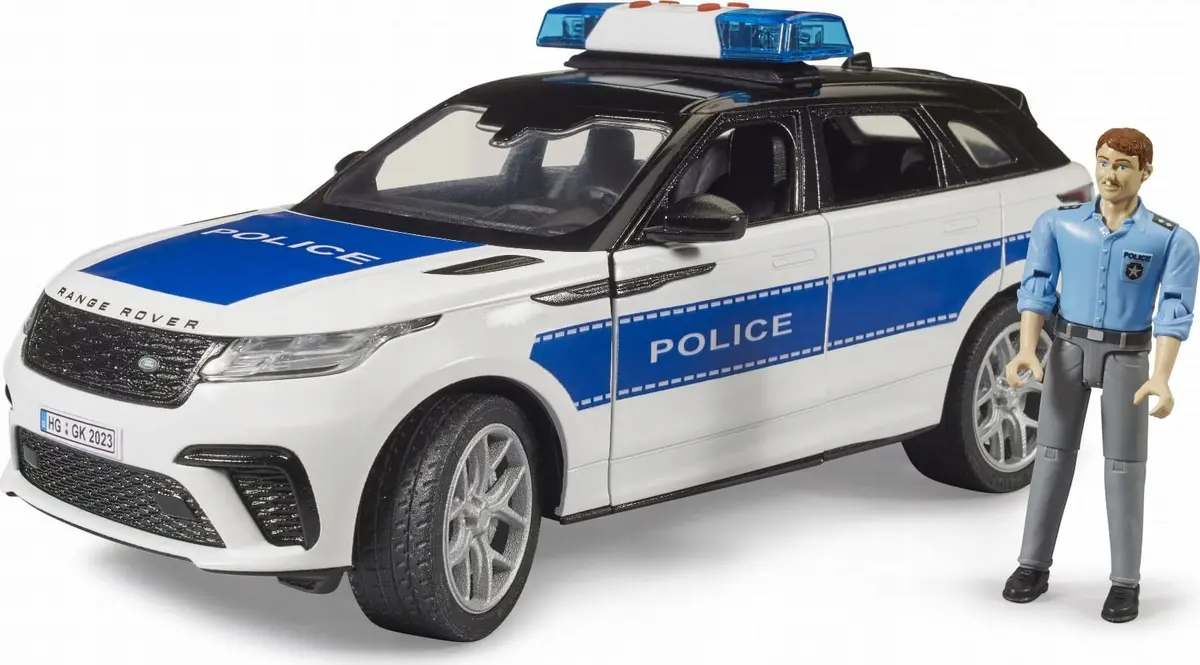 BRUDER Range Rover Velar police model with light & sound Photo 6