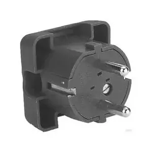 Electrical power plug Bachmann 911.470 Brown 2P+E